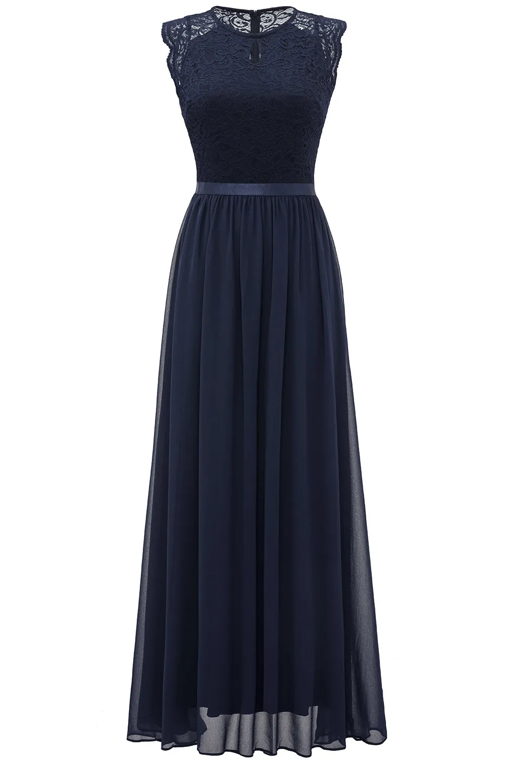 Navy Lace Formal Party Dress sold by Zapaka