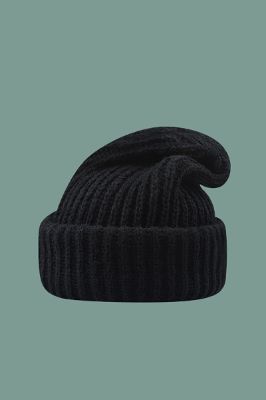 Knitted Solid Warm Hat made by Zapaka