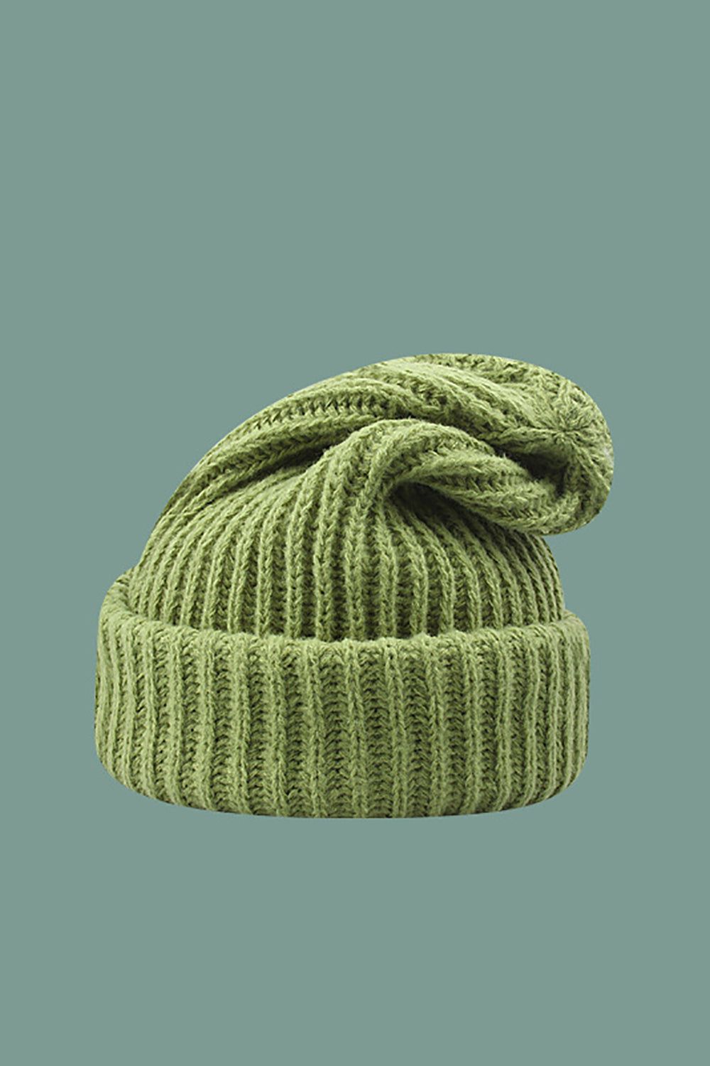 Knitted Solid Warm Hat sold by Zapaka product image thumbnail 3