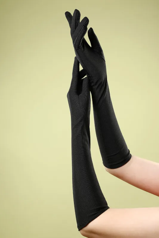 Black 1920s Party Gloves sold by Zapaka