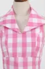 Pink Pin Up Plaid 1950s Vintage Dress sold by Zapaka