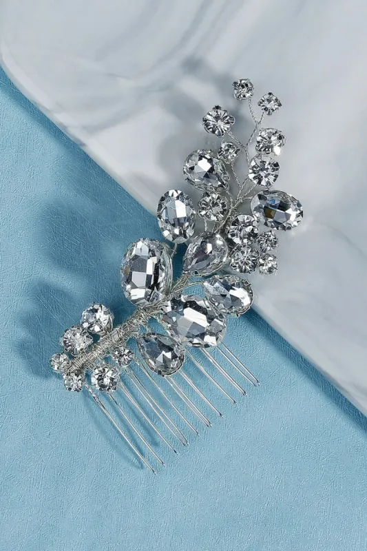 Handmade Rhinestone Bridal Hair Accessories sold by Zapaka