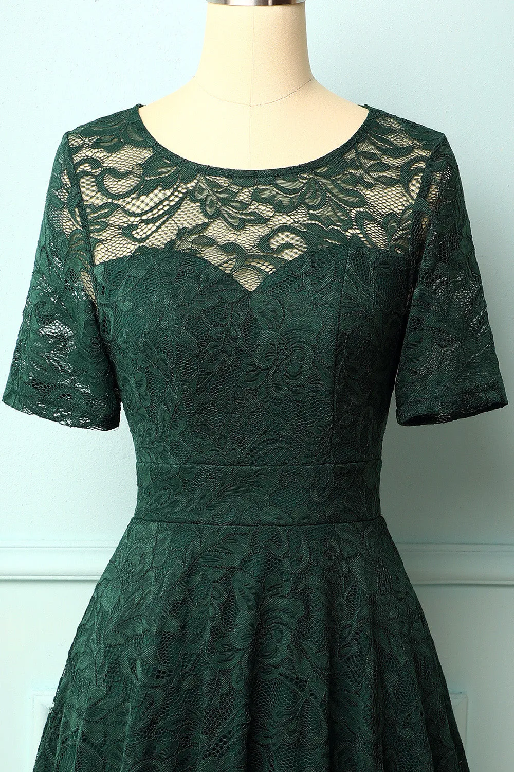 Dark Green Bridesmaid Lace sold by Zapaka product image thumbnail 4