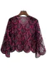 Sequined Black Fuchsia 1920s Cape sold by Zapaka