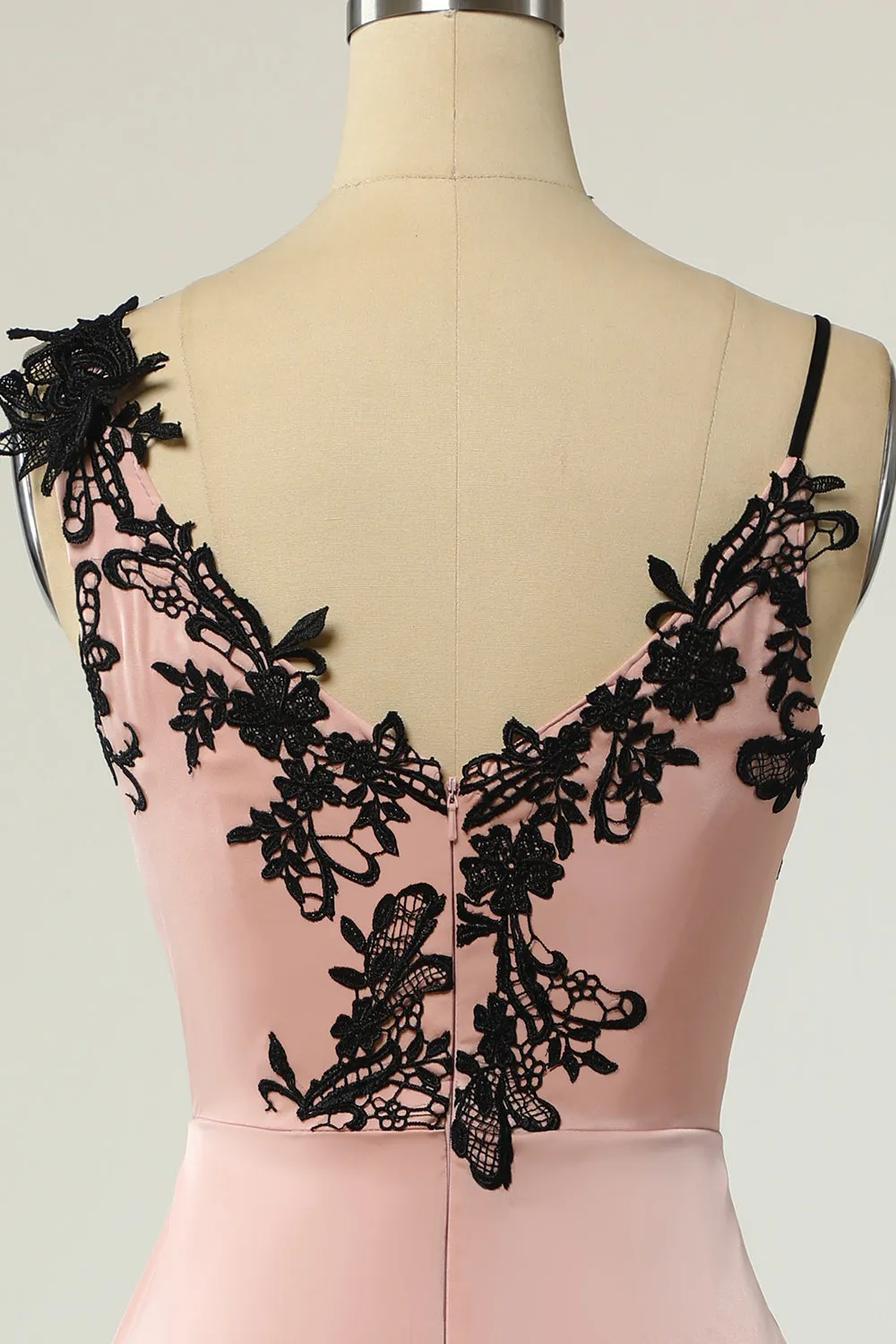 Sheath V Neck Black Nud Knee Length Party Dress sold by Zapaka product image thumbnail 5