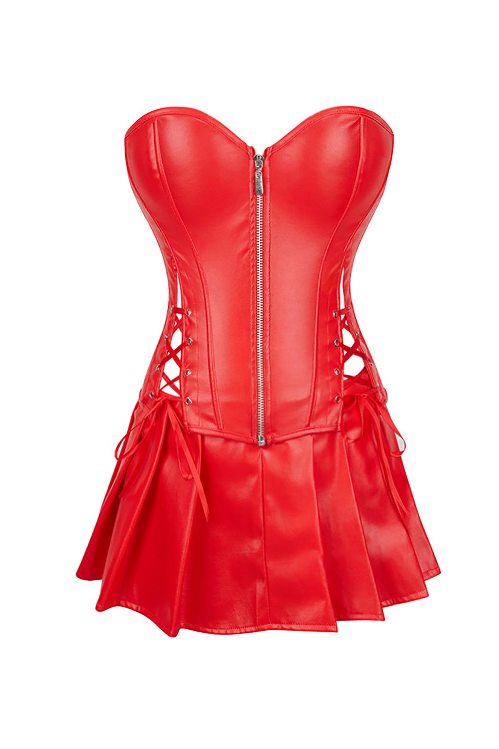 Halloween Gothic Strapless Corset Mini Dress sold by Zapaka product image thumbnail 4