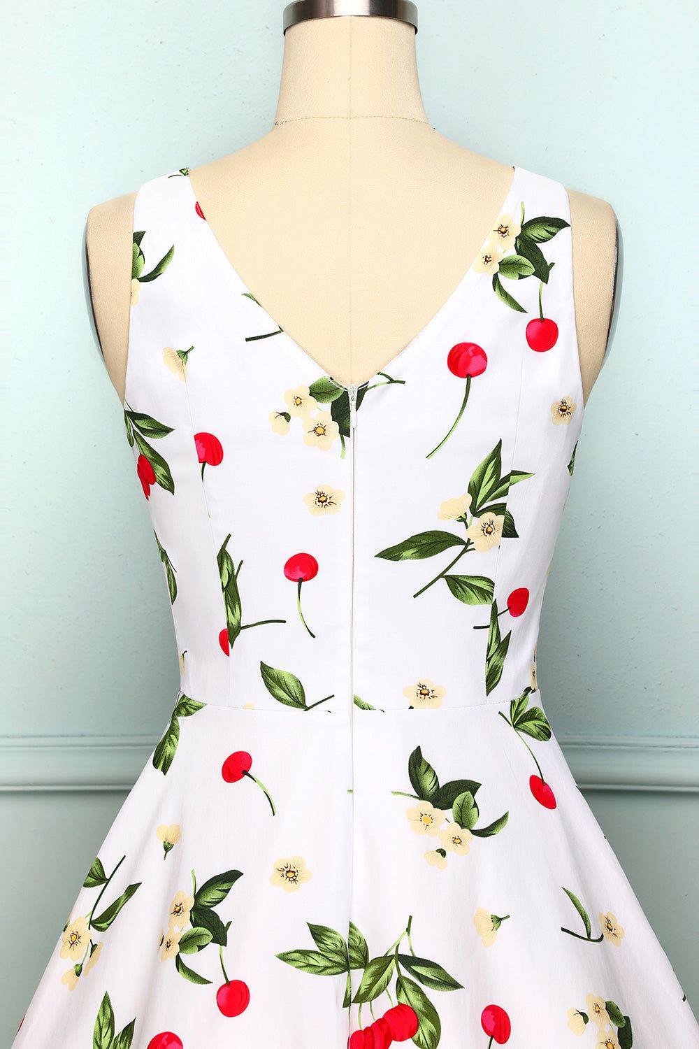 White Cherry Dress sold by Zapaka product image thumbnail 4