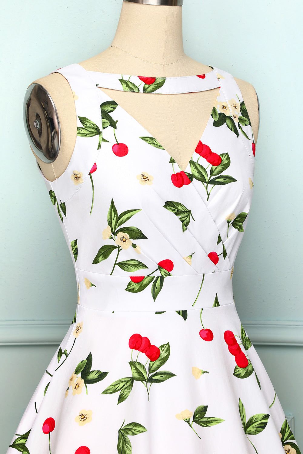 White Cherry Dress sold by Zapaka product image thumbnail 3