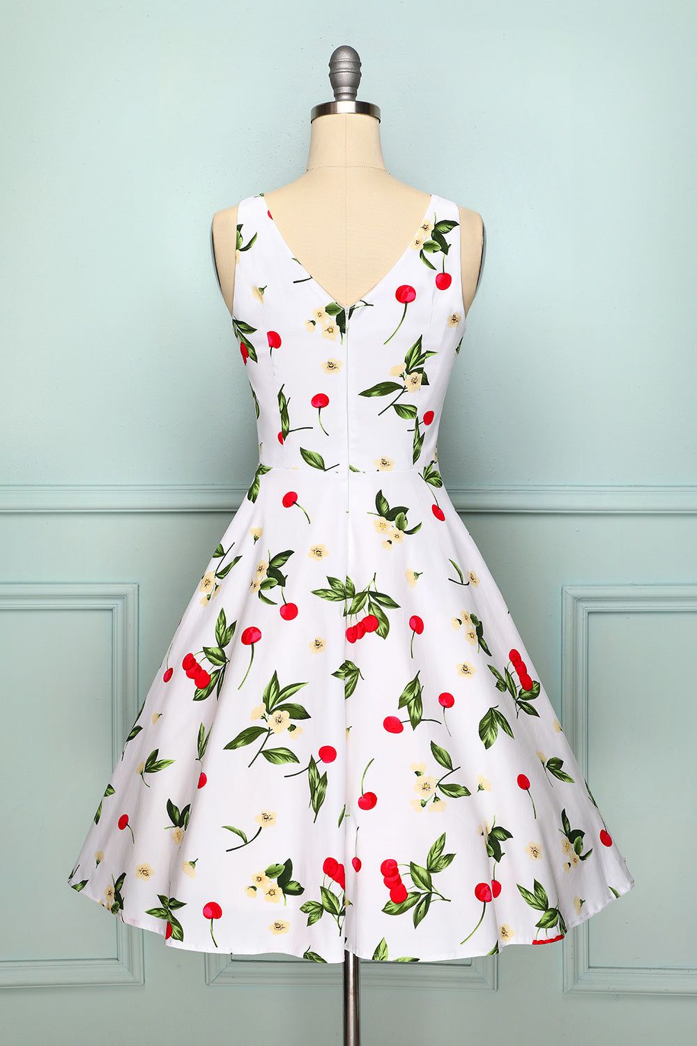 White Cherry Dress sold by Zapaka product image thumbnail 2