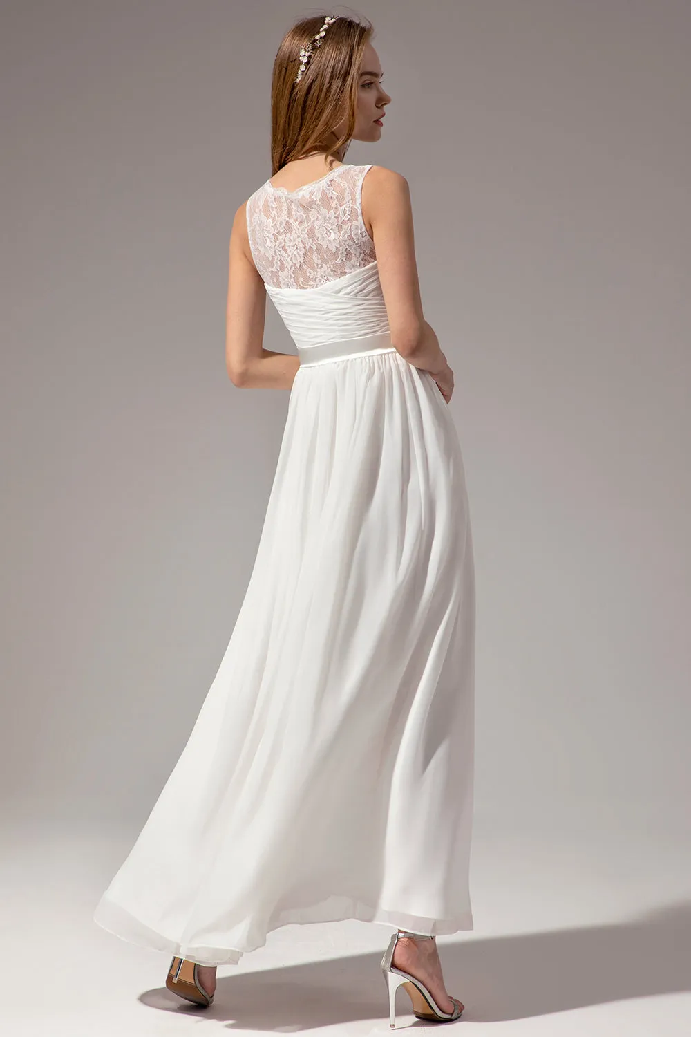 Ivory Long Bridesmaid sold by Zapaka product image thumbnail 2