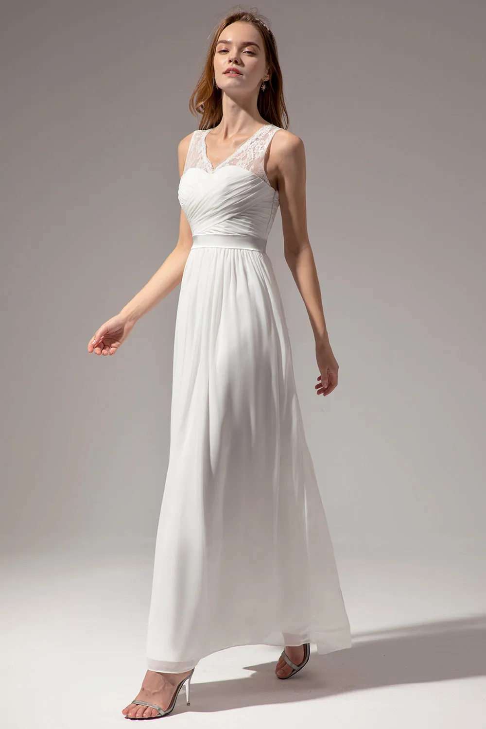 Ivory Long Bridesmaid sold by Zapaka product image thumbnail 3
