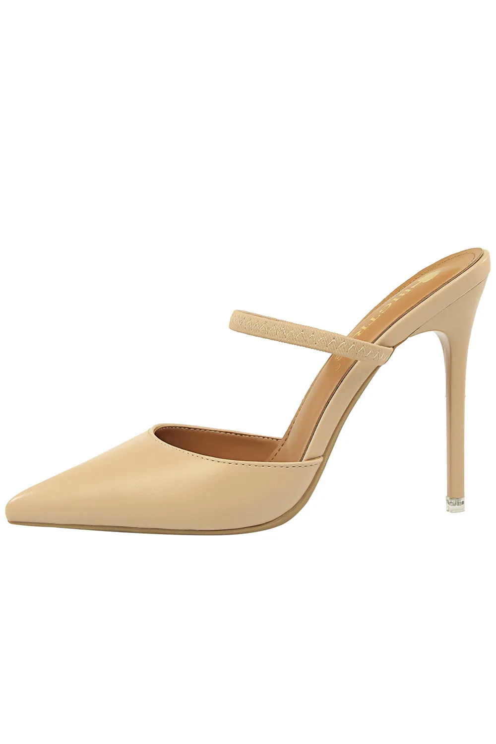 Apricot Stiletto Pointy Heels sold by Zapaka product image thumbnail 4