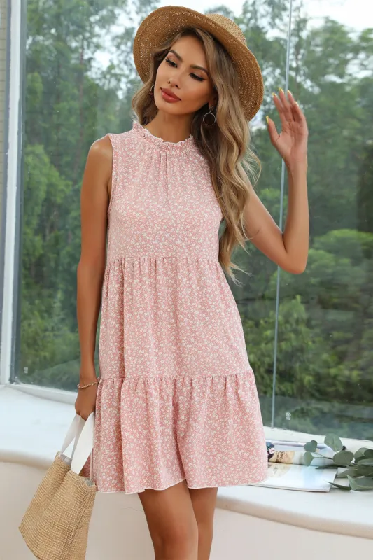 Blush Print Summer Dress sold by Zapaka