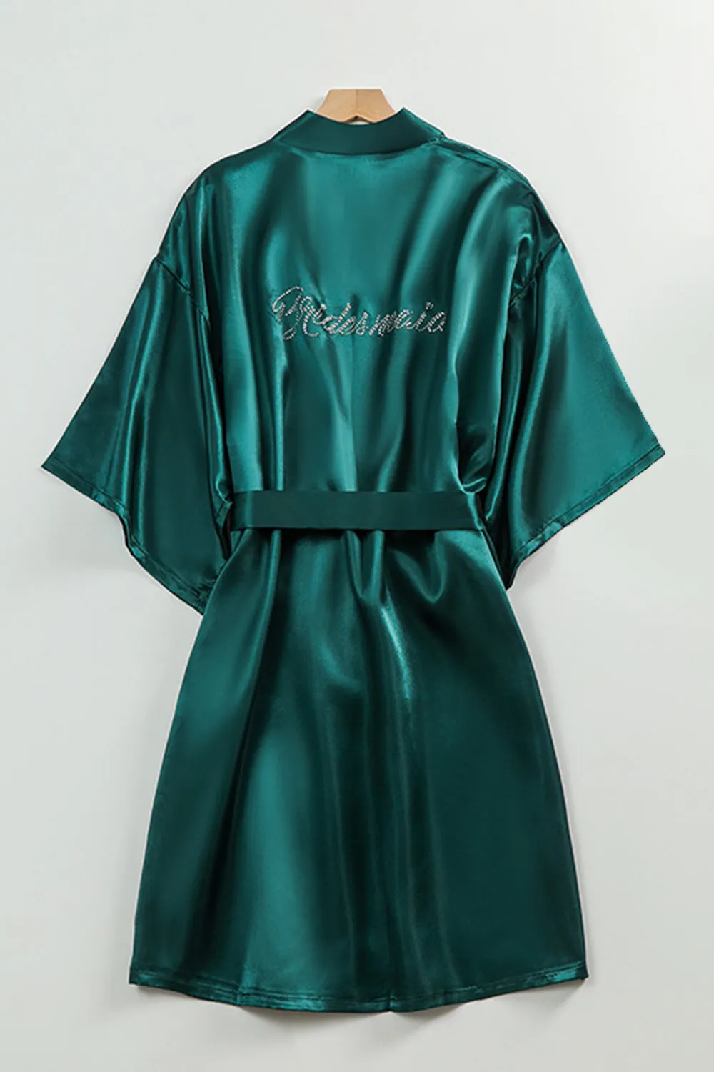 Black Bride Bridesmaid Wedding Robes sold by Zapaka product image thumbnail 3