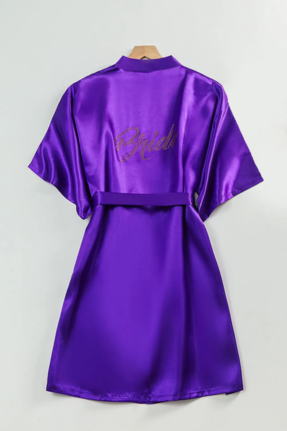 Black Bride Bridesmaid Wedding Robes sold by Zapaka product image thumbnail 4