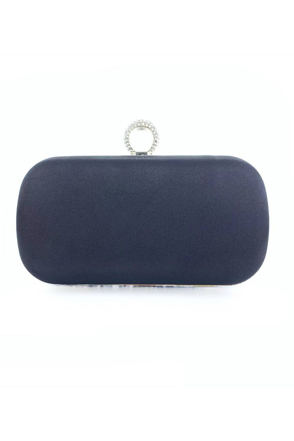 Black Rhinestone Sparkly Evening Party Handbag sold by Zapaka product image thumbnail 2