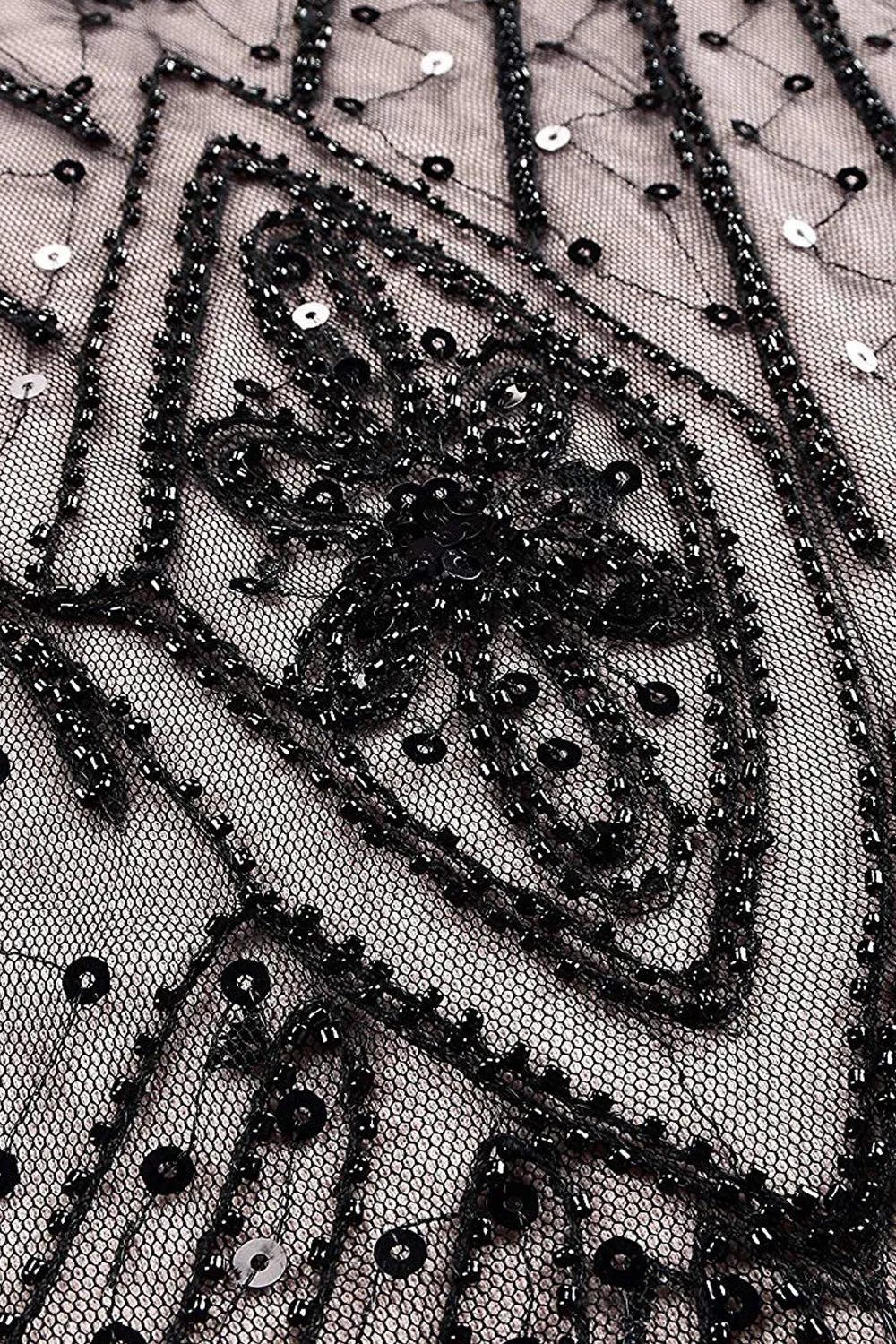 1920s Sequins Flapper Long Dress sold by Zapaka product image thumbnail 4