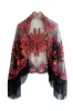 Black Golden Sequined 1920s Cape With Fringes sold by Zapaka