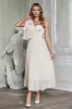 Elegant Apricot A-Line One Shoulder Corset Party Dress sold by Zapaka
