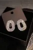 Simple Rhinestone Oval Earrings sold by Zapaka