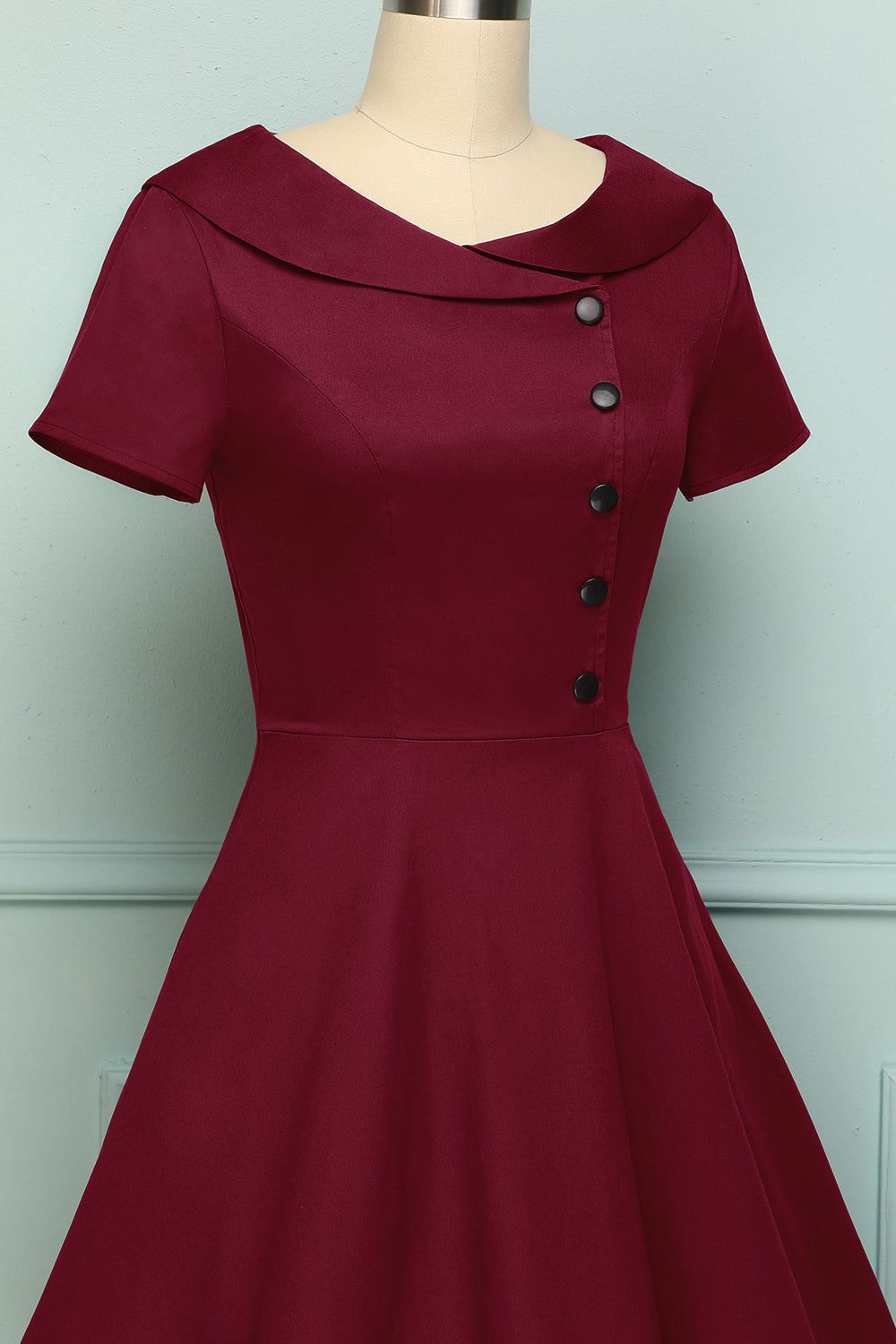 Peter Pans Collar 1950s Dress sold by Zapaka product image thumbnail 4