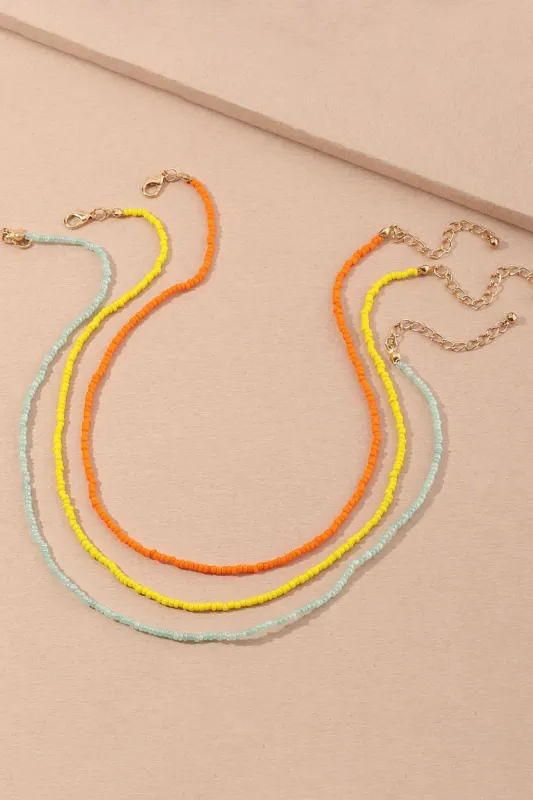 Three-Color Boho Style Necklace sold by Zapaka