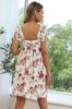 White Floral Print Casual Dress sold by Zapaka