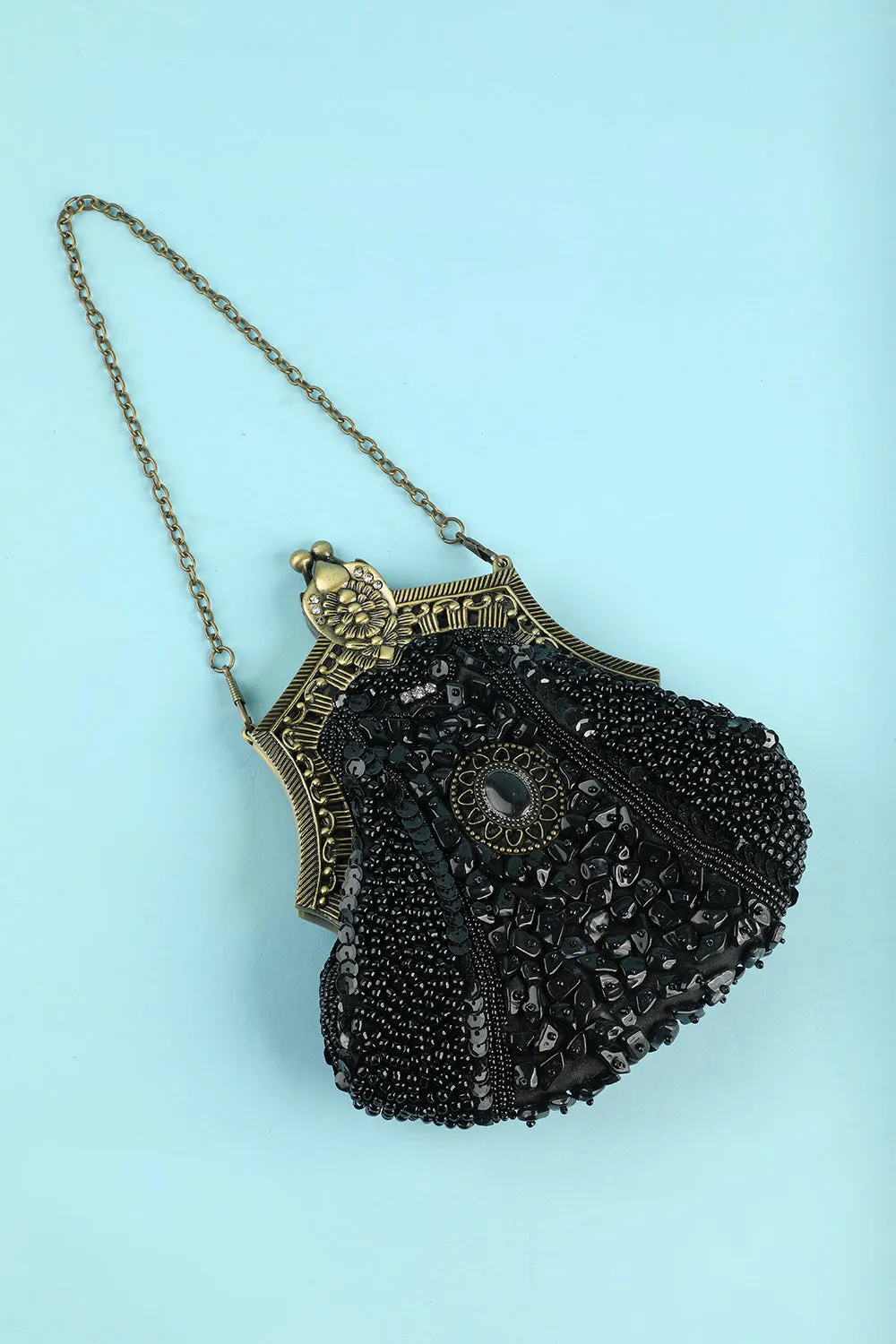 Black Vintage Evening Bag sold by Zapaka