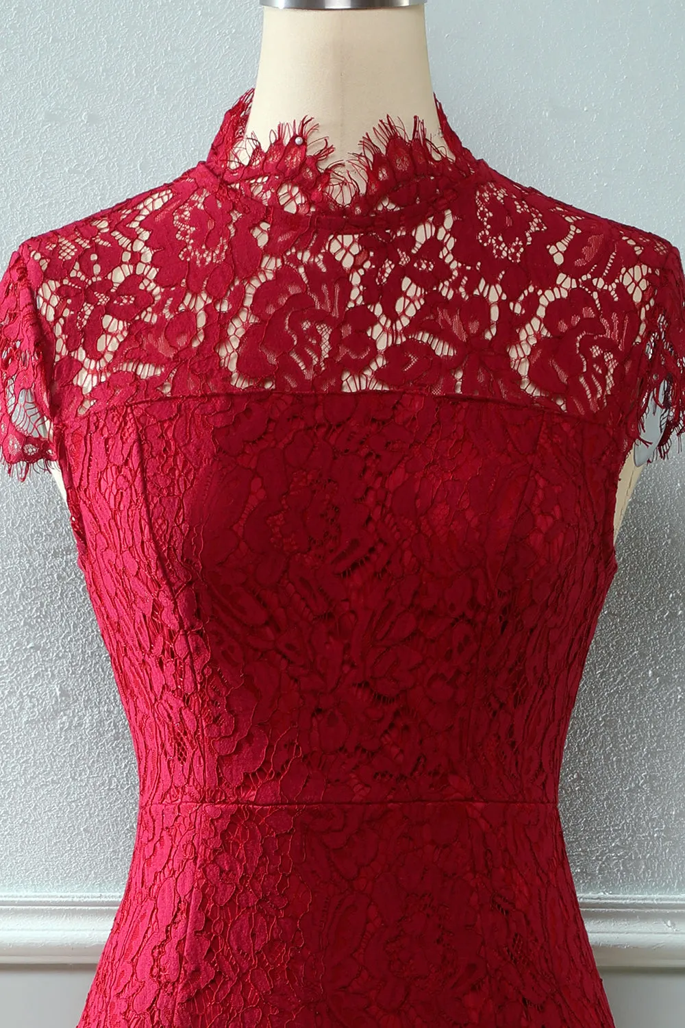 Sheath Jewel Lace Dress sold by Zapaka product image thumbnail 3