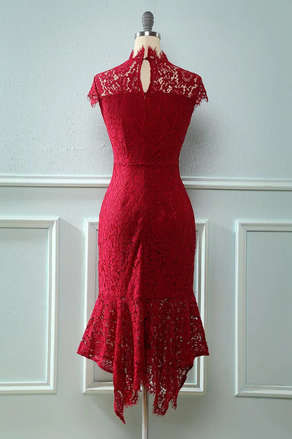 Sheath Jewel Lace Dress sold by Zapaka product image thumbnail 2
