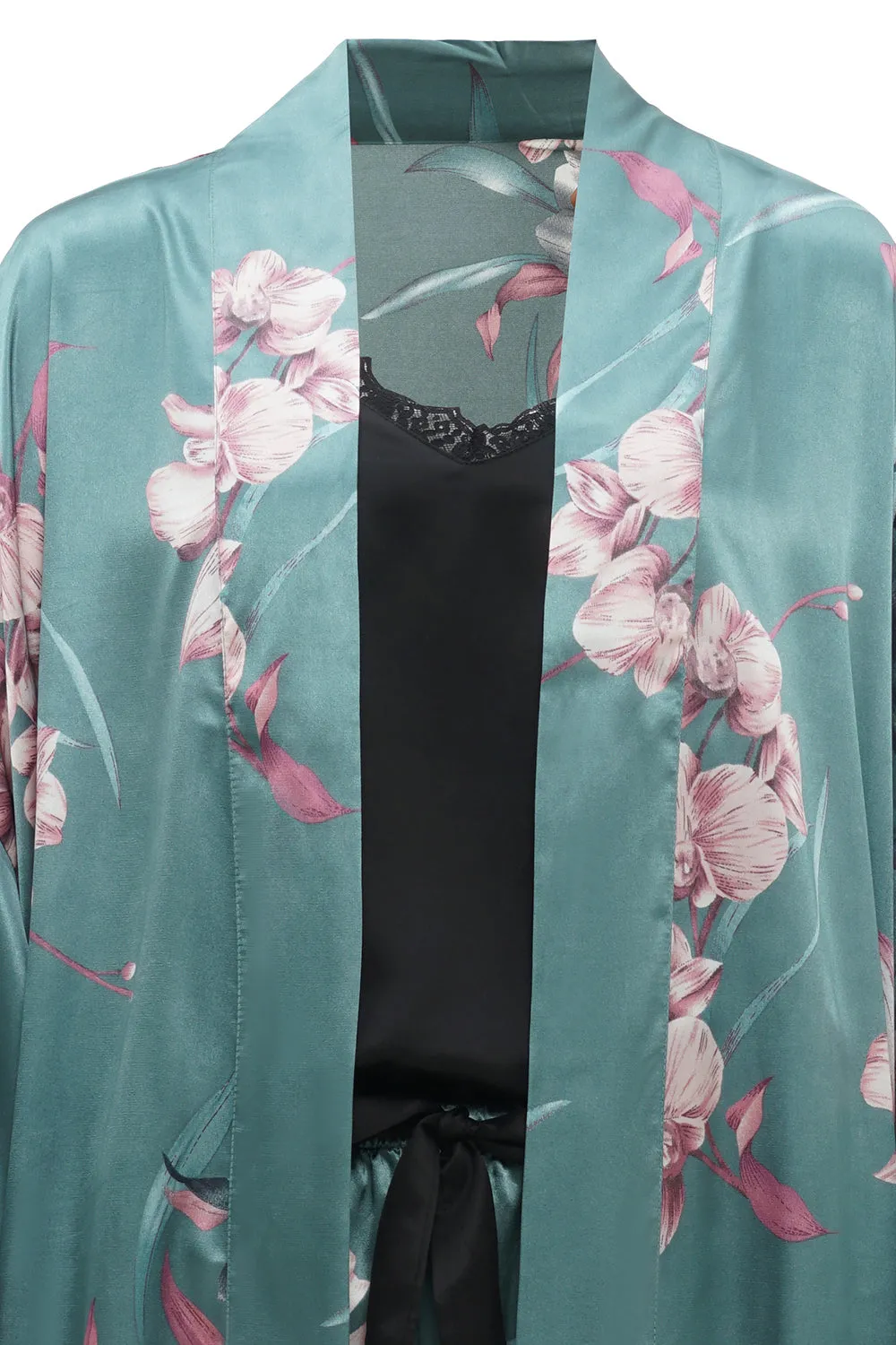 Green Floral Bridesmaid Robe Sets sold by Zapaka product image thumbnail 5
