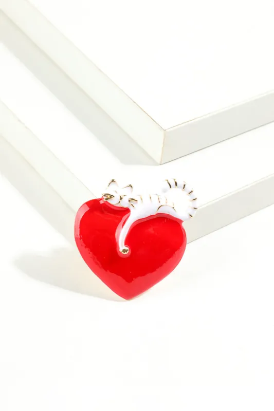 Love Cat Brooch sold by Zapaka