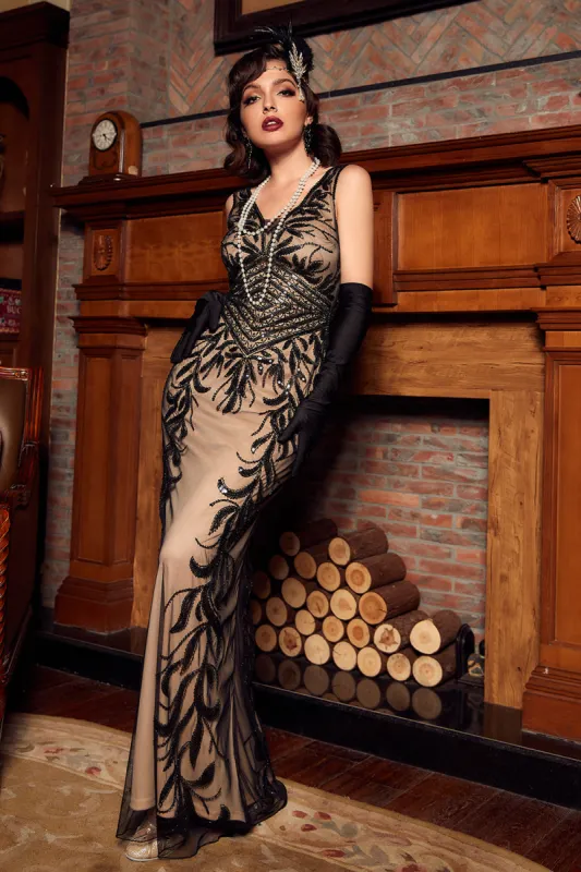 Sequins Gatsby 1920s Prom Dress sold by Zapaka