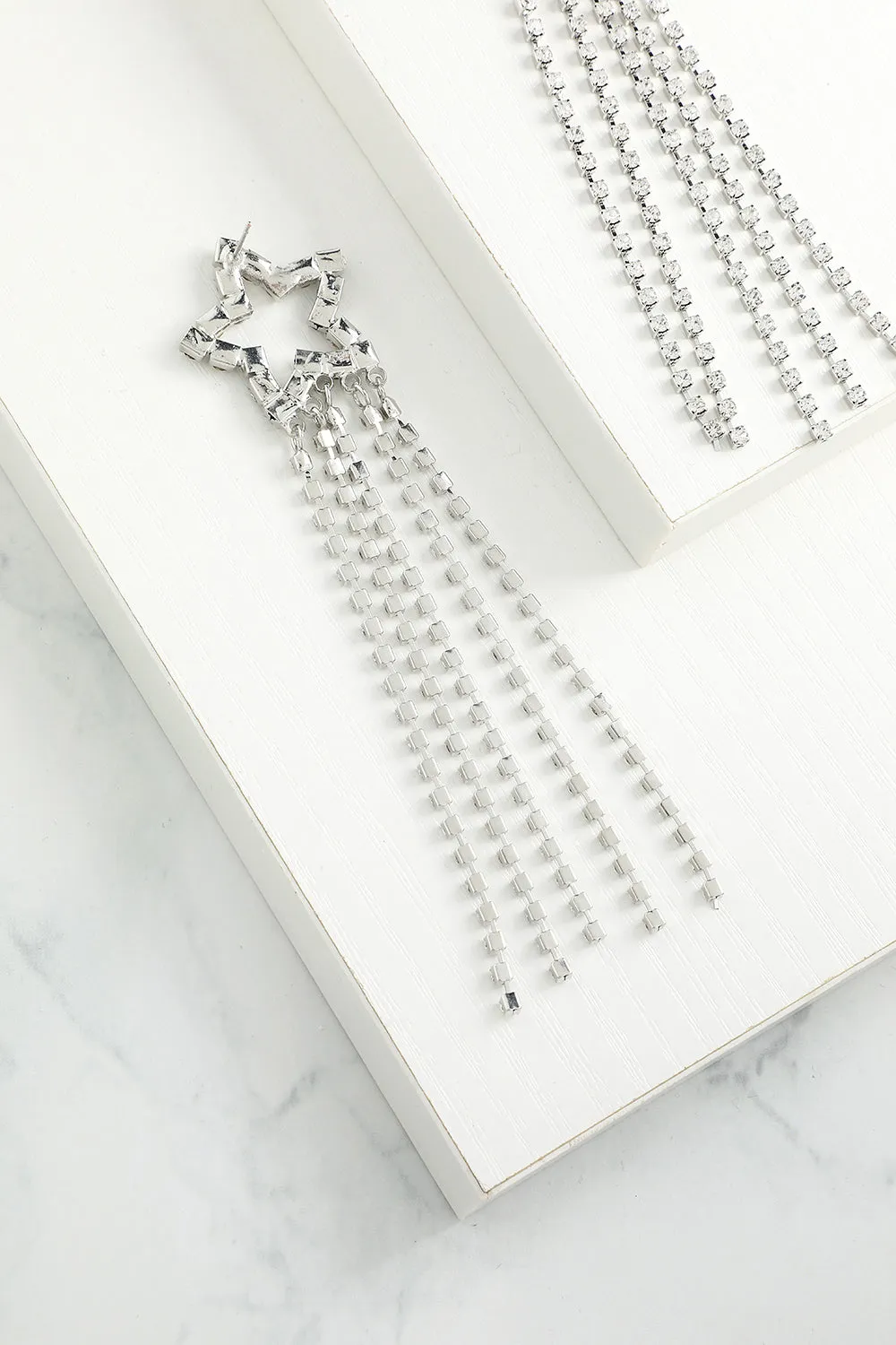 Star Beaded Drop Earrings sold by Zapaka product image thumbnail 5