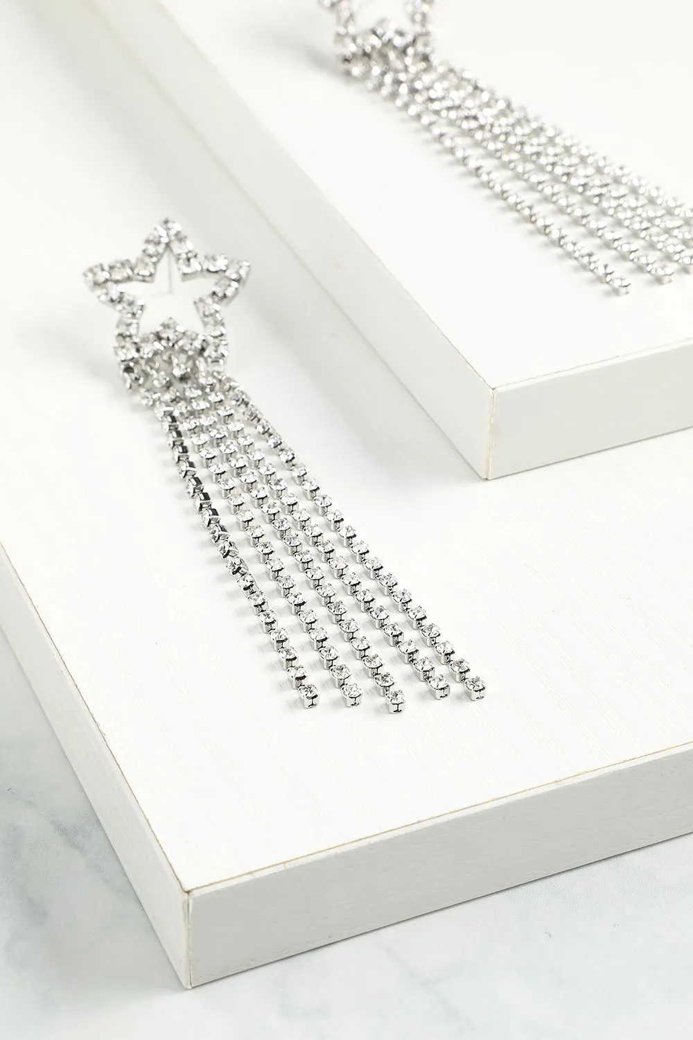 Star Beaded Drop Earrings sold by Zapaka product image thumbnail 4