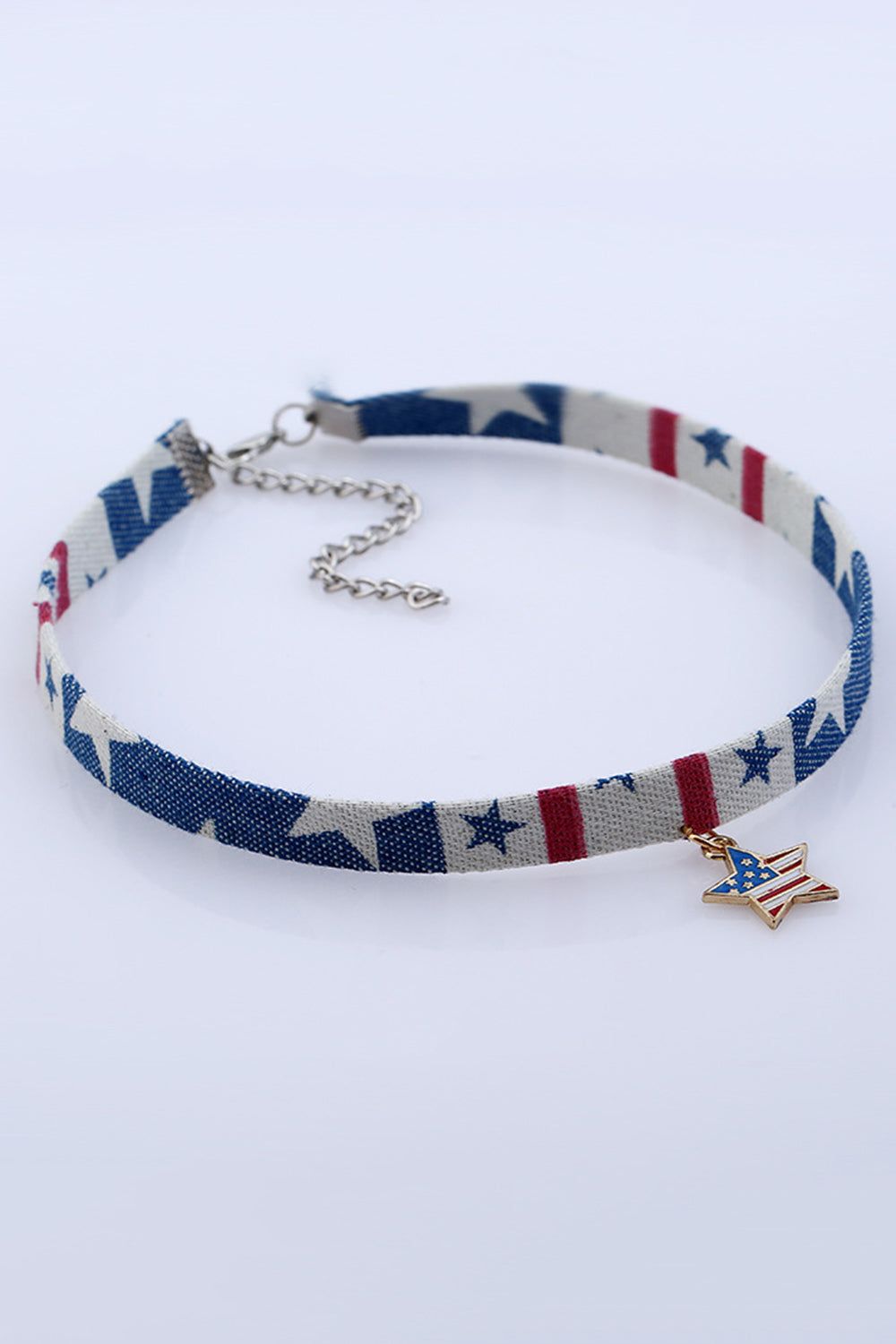 American Flag Star Adjustable Choker sold by Zapaka product image thumbnail 3
