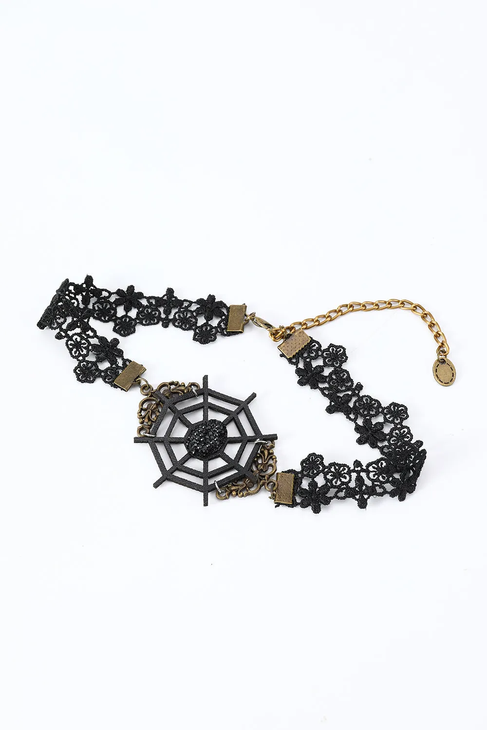 Black Lace Halloween Choker sold by Zapaka