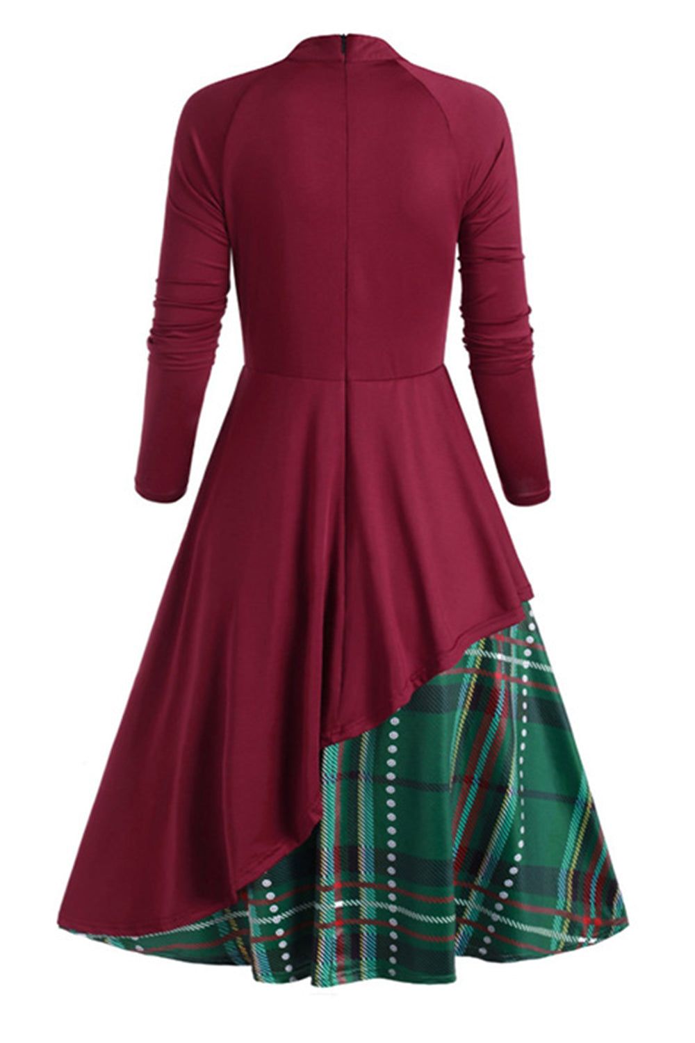 Green High Neck Long Sleeves Vintage Halloween Dress sold by Zapaka product image thumbnail 6