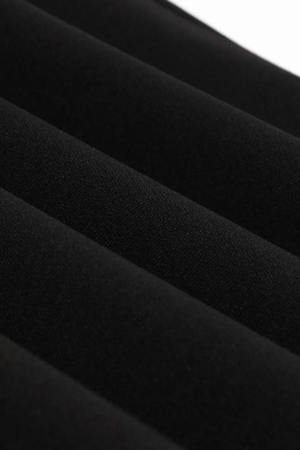 Black Printed Vintage 1950s Swing Dress sold by Zapaka product image thumbnail 5