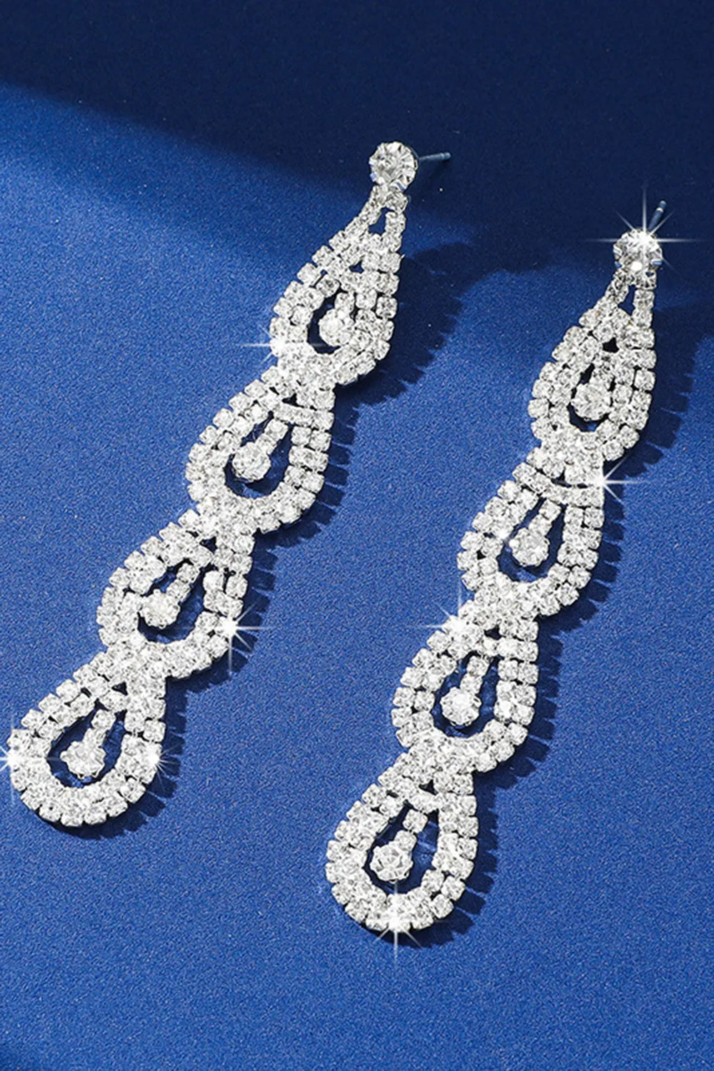 Beading Royal Blue Mermaid Glitter Corset Prom Dress with Accessory sold by Zapaka product image thumbnail 3