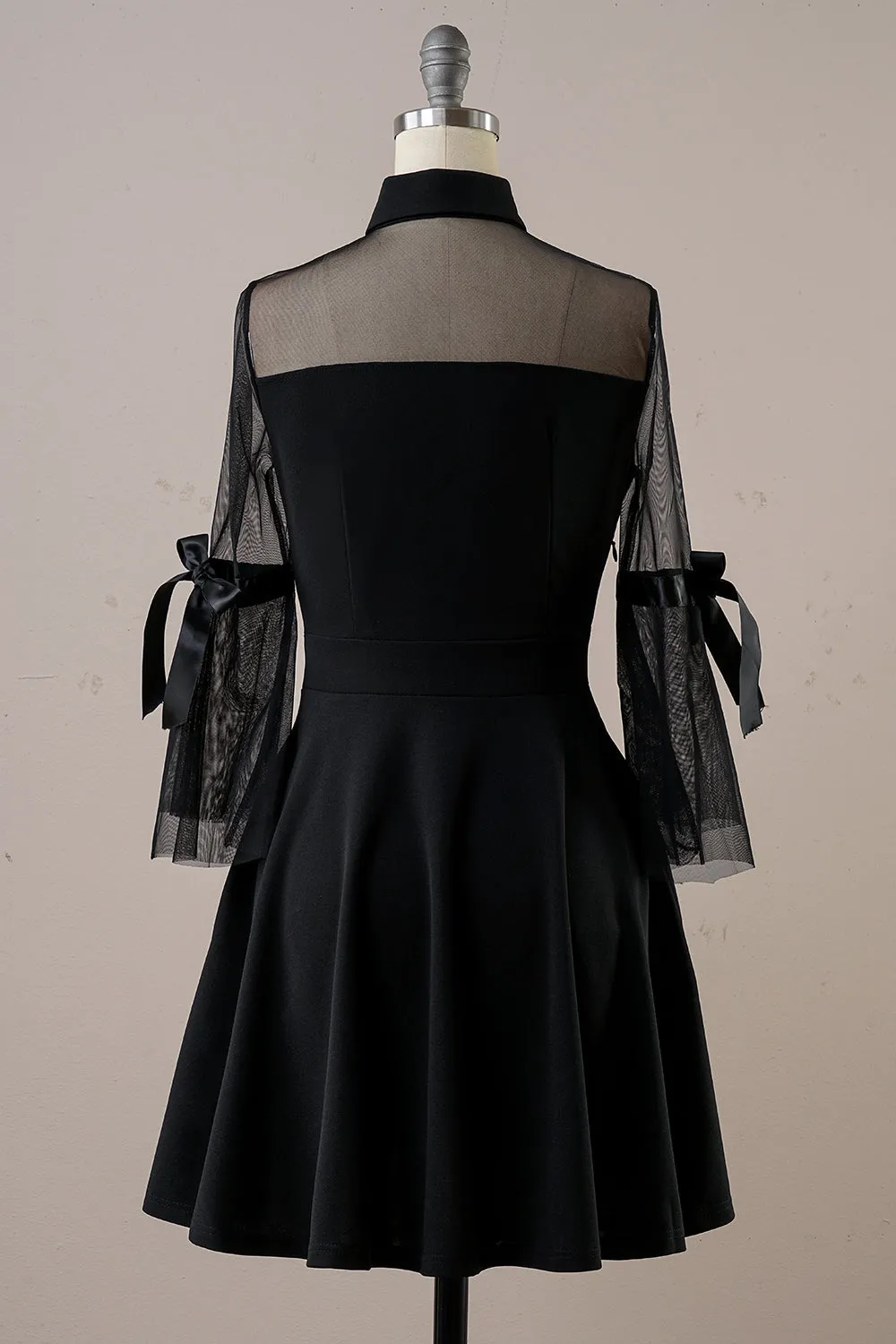Black Halloween Vintage Dress sold by Zapaka product image thumbnail 2