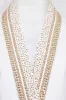 White Shawl Lapel Double Breasted Slim Fit Women Blazer with Beading sold by Zapaka