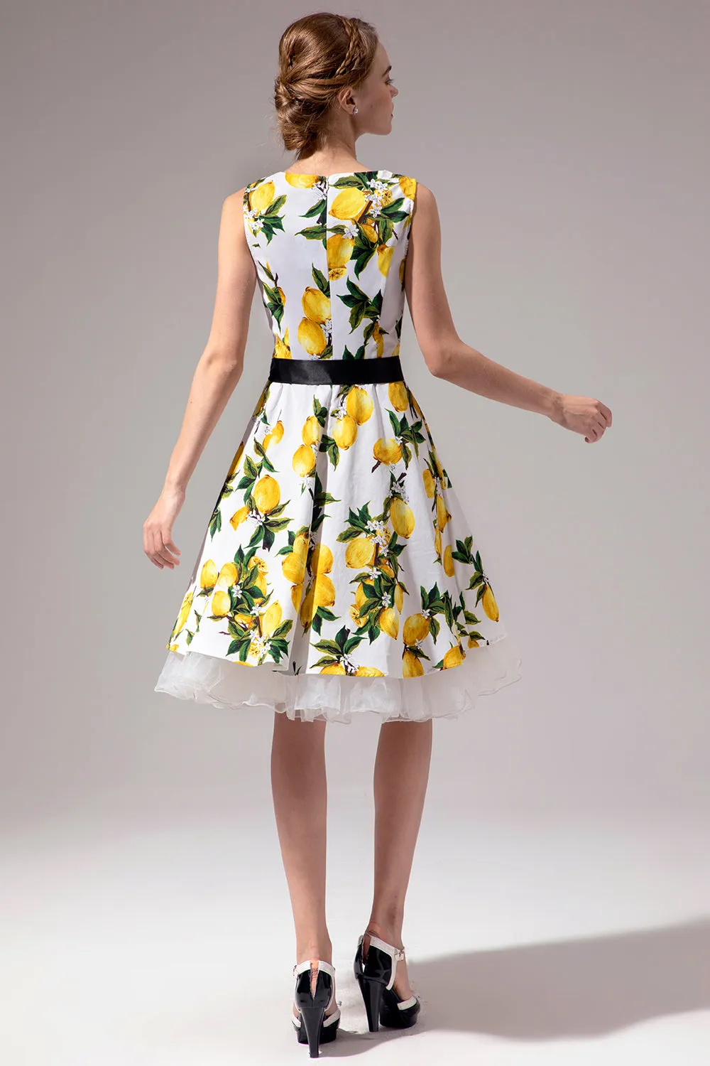 V-neck Lemon Dress sold by Zapaka product image thumbnail 2