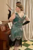 Gatsby Fringed Flapper Dress Roaring Plus Size 1920s Dress sold by Zapaka