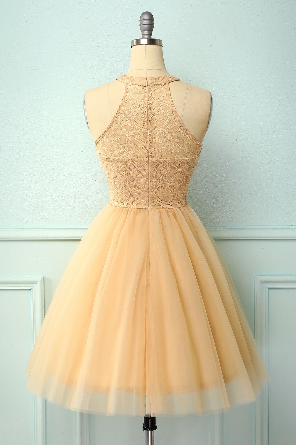 Champagne Short Party Dress sold by Zapaka product image thumbnail 2