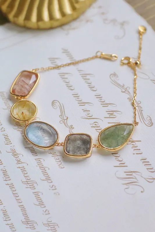 Colored Crystal Bracelet sold by Zapaka