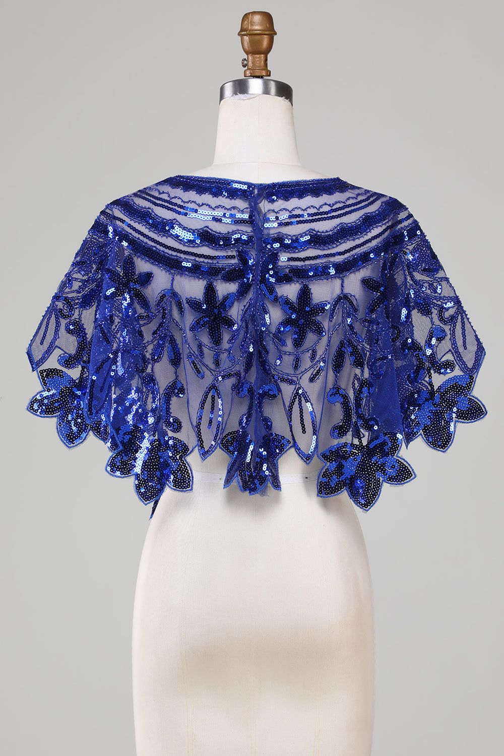 Glitter Sequins Black 1920s Cape sold by Zapaka product image thumbnail 6