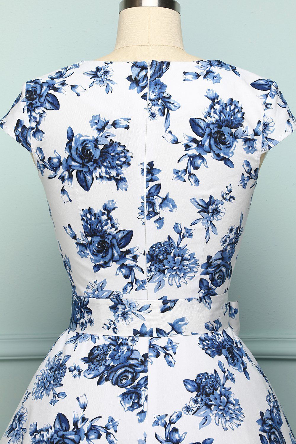 Print Foral 1950s Swing Dress sold by Zapaka product image thumbnail 4