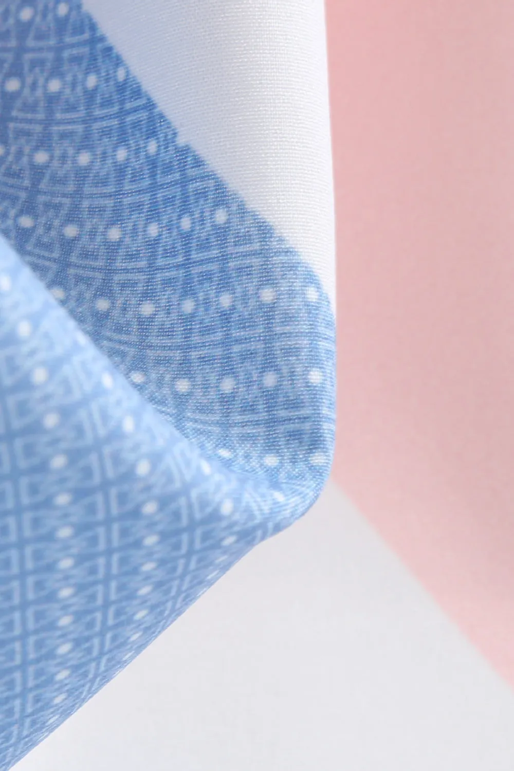 White Spaghetti Straps Geometric Printed 1950s Dress sold by Zapaka product image thumbnail 5