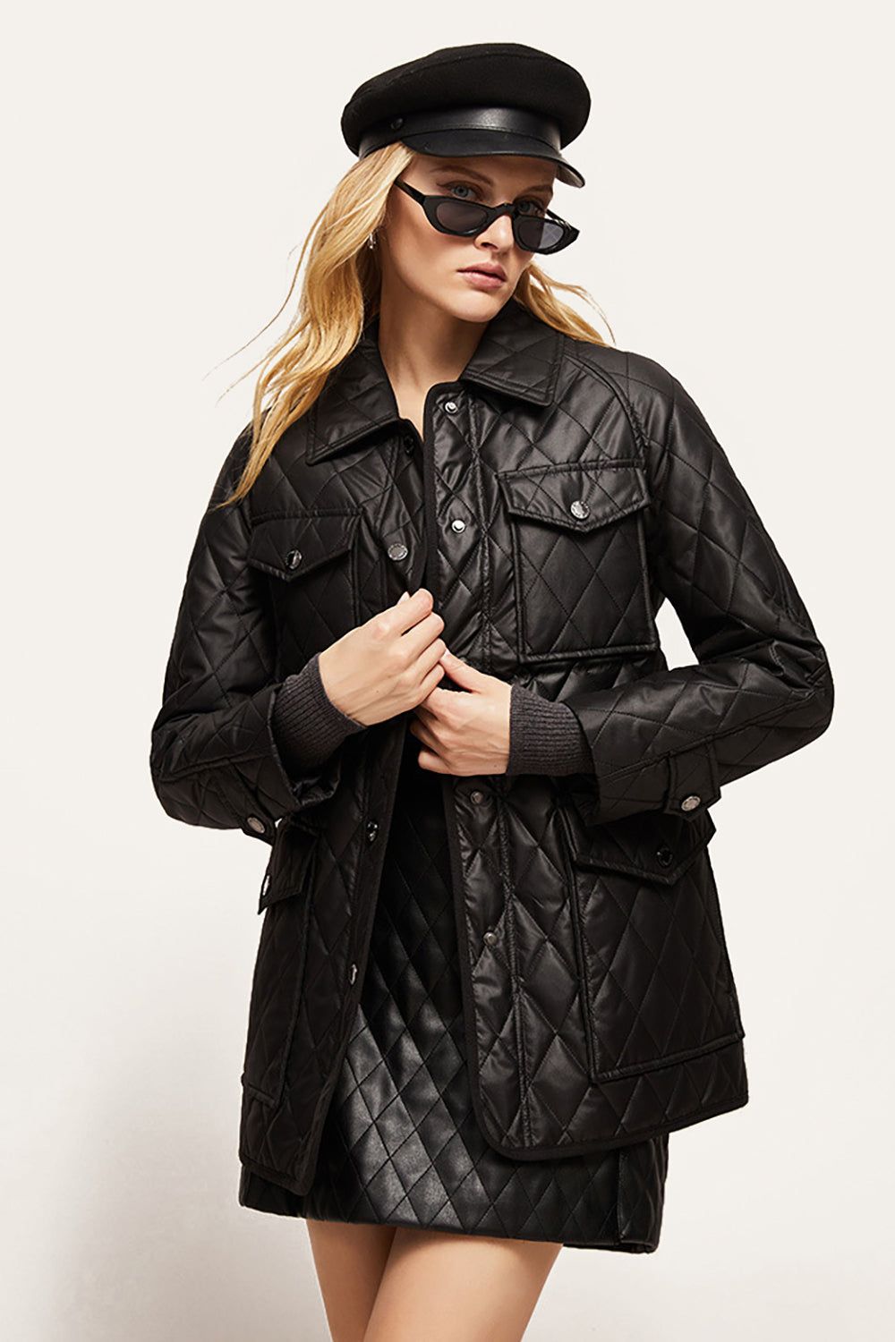 Casual Waist Plaid Warm Winter Jacket sold by Zapaka product image thumbnail 5